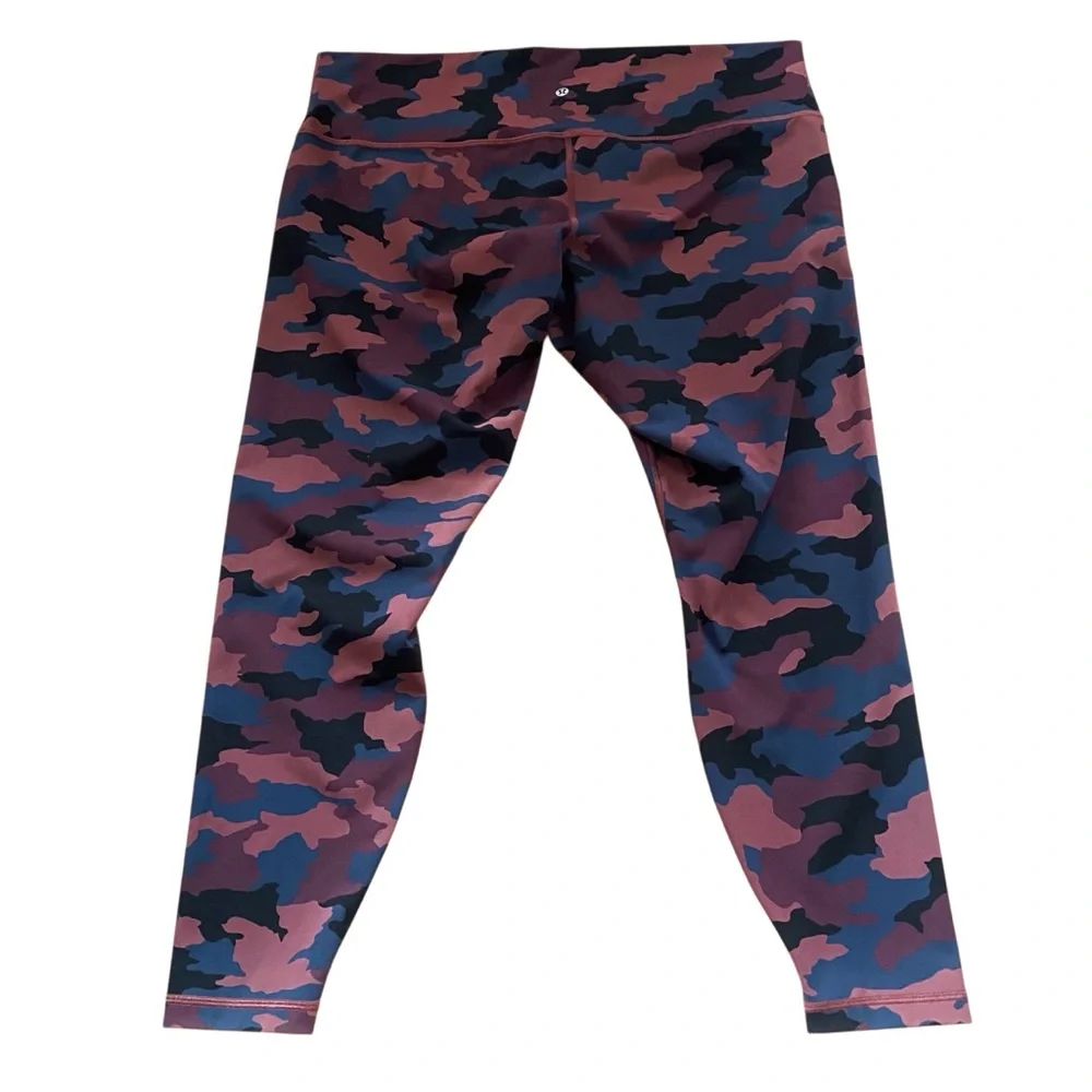 Lululemon Wunder Under High-Rise Luxtreme  Camo Smoky Red Night Sea Multi Sz 20
